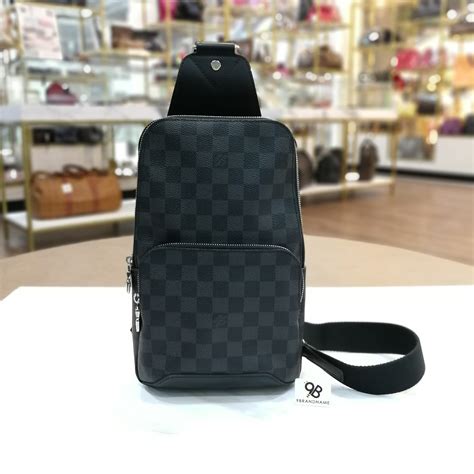 lv graphite bag|damier graphite canvas slingbag.